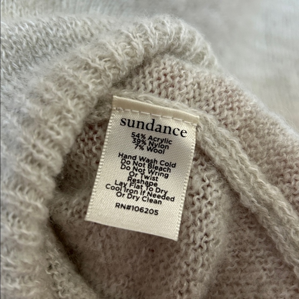 Sundance Wool Embroidered Floral Avie Cardigan Women’s Small - Picture 9 of 9
